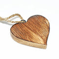 Personalised Wooden Heart Ornament – Laser Engraved