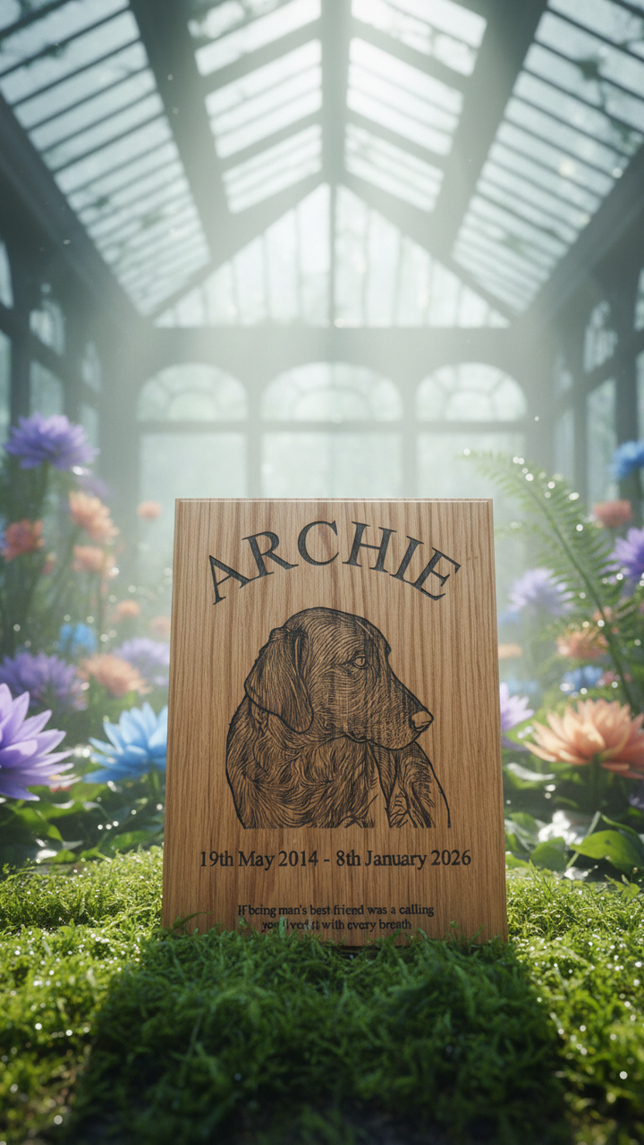 Pet Memorial Plaque