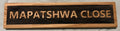 Personalised Street Sign – Engraved Oak