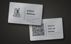 The Signature Steel Card – Engraved Metal Business Card