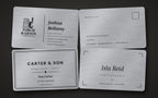 The Signature Steel Card – Engraved Metal Business Card