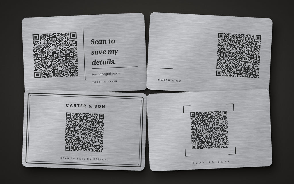 The Signature Steel Card – Engraved Metal Business Card