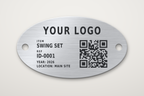 Engraved Stainless Steel ID Tag | 316 Marine Grade | Logo & QR Code